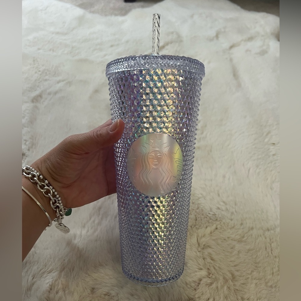 Starbucks Tumbler Iridescent Holographic Diamond Limited Edition - 2023 - NWT